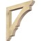 Ekena Millwork Balboa Slat Rough Sawn Bracket, Douglas Fir, 4"W x 34"D x 34"H BKT04X34X34BOA06RDF - alternate 1